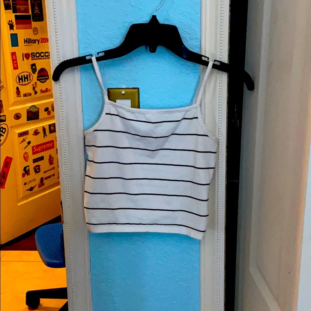 Crop top striped